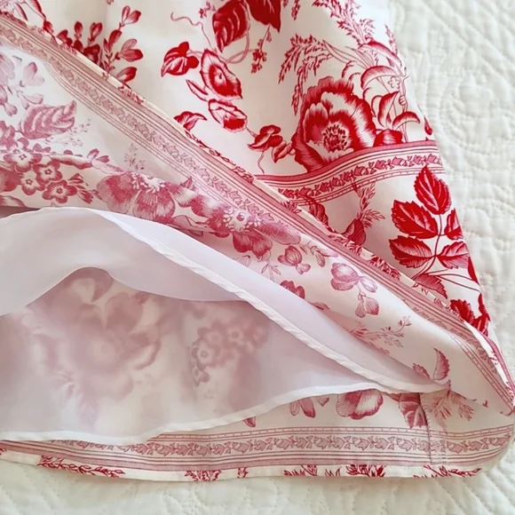 Robbie Bee Summer Fit & Flare Cotton Lined Floral Dress/ Size 8 - Picture 7 of 13